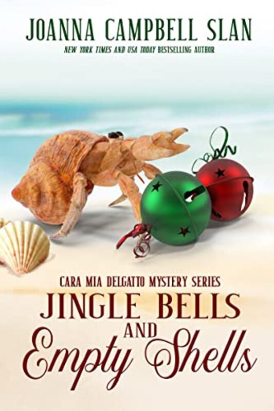 Book cover for "Jingle Bells and Empty Shells" by Joanna Campbell Slan