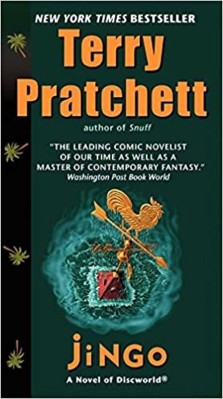 Book cover for "Jingo" by Terry Pratchett