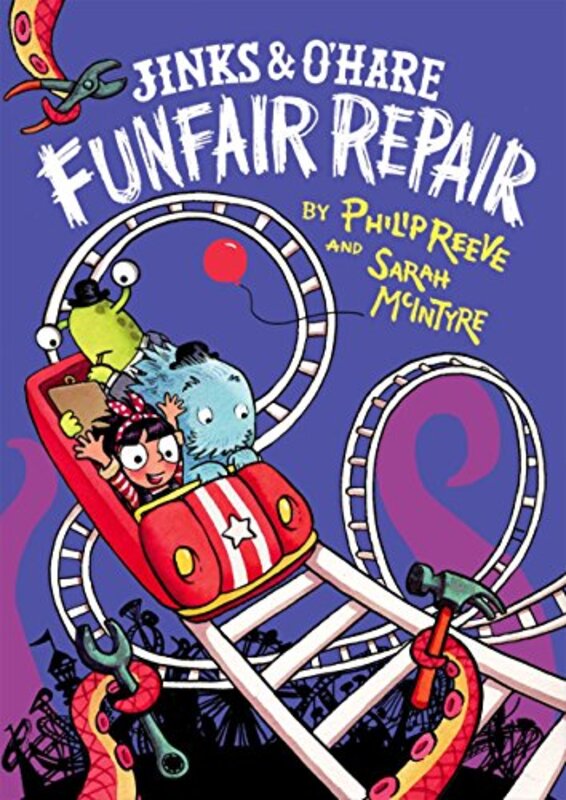 Book cover for "Jinks and O'Hare Funfair Repair" by Philip Reeve