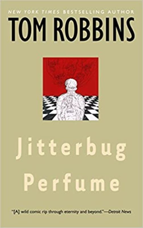 Book cover for "Jitterbug Perfume" by Tom Robbins
