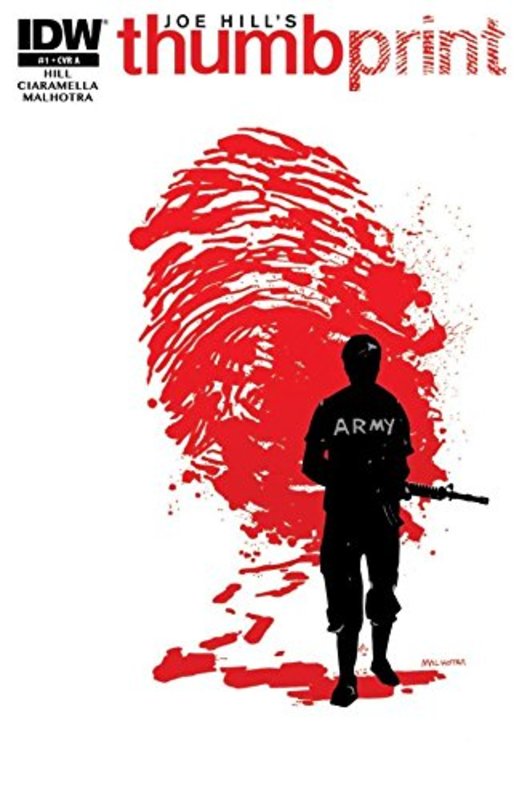 Book cover for "Joe Hill's Thumbprint #1"
