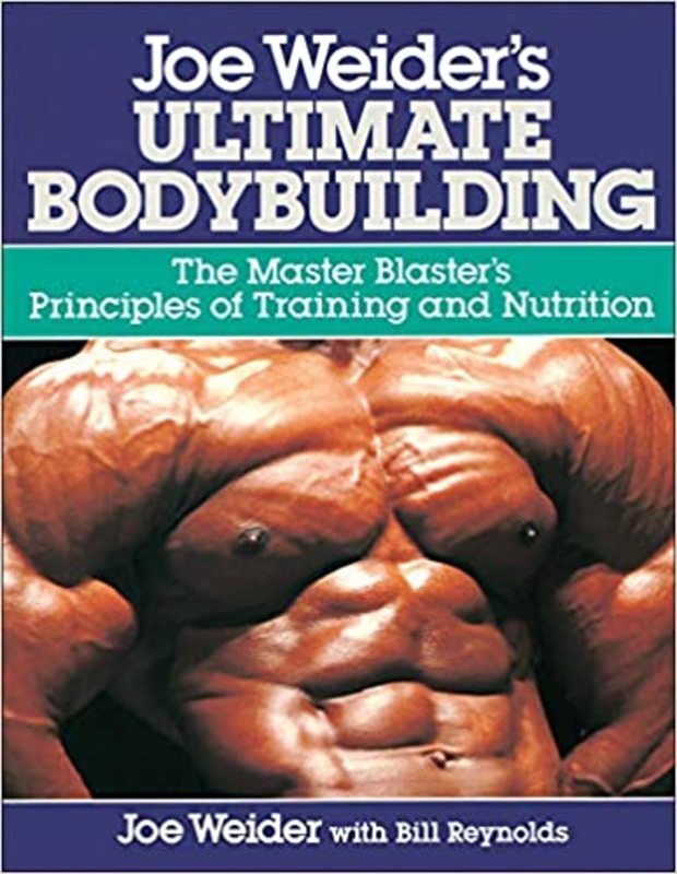 Book cover for "Joe Weider's Ultimate Bodybuilding" by Joe Weider