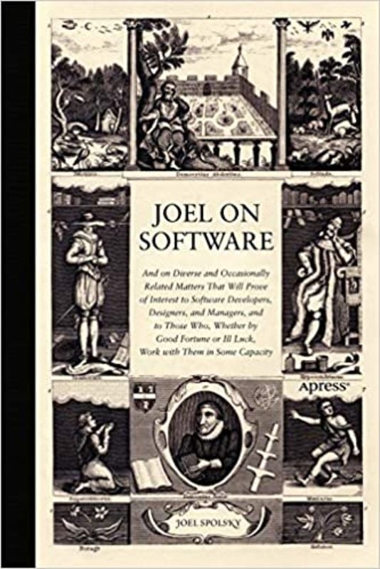 Book cover for "Joel on Software" by Joel Spolsky
