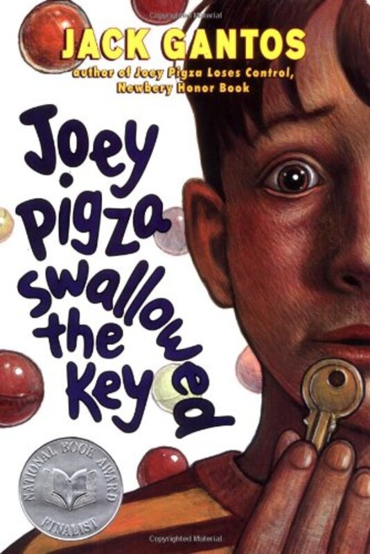 Book cover for "Joey Pigza Swallowed the Key" by Jack Gantos