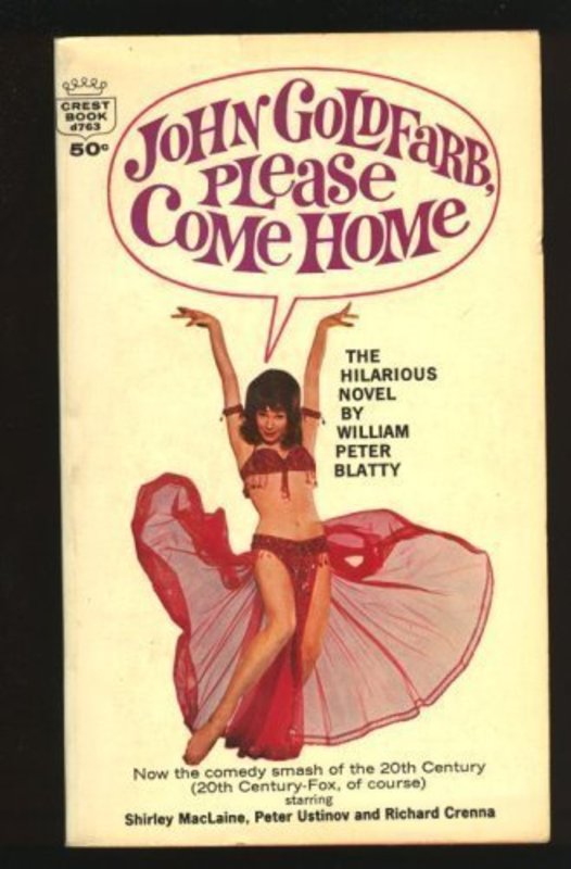 Book cover for "John Goldfarb, Please Come Home" by William Peter Blatty