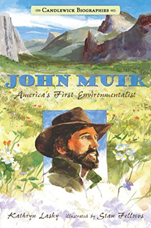 Book cover for "John Muir" by Kathryn Lasky