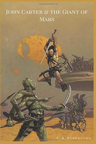 Book cover for "John Carter and the Giant of Mars" by Edgar Rice Burroughs