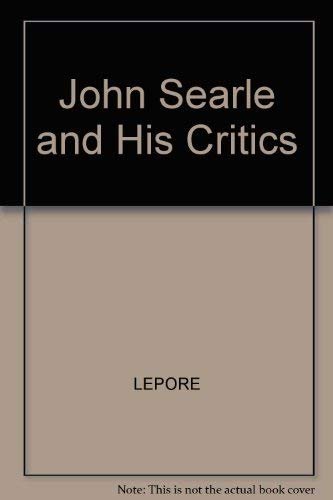 Book cover for "John Searle and his Critics" by Robert Van Gulik