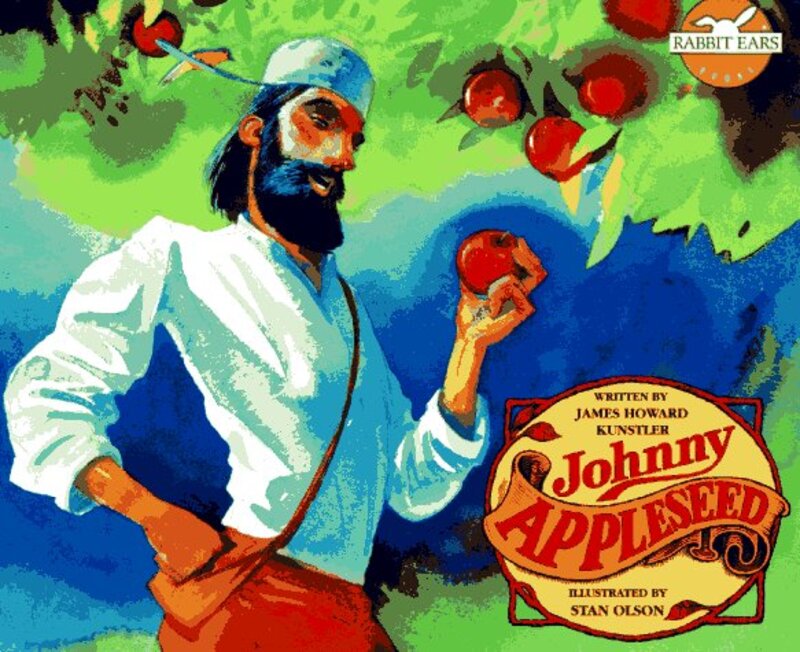 Book cover for "Johnny Appleseed" by James Howard Kunstler