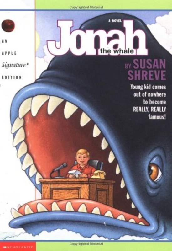 Book cover for "Jonah the Whale" by Susan Richards Shreve