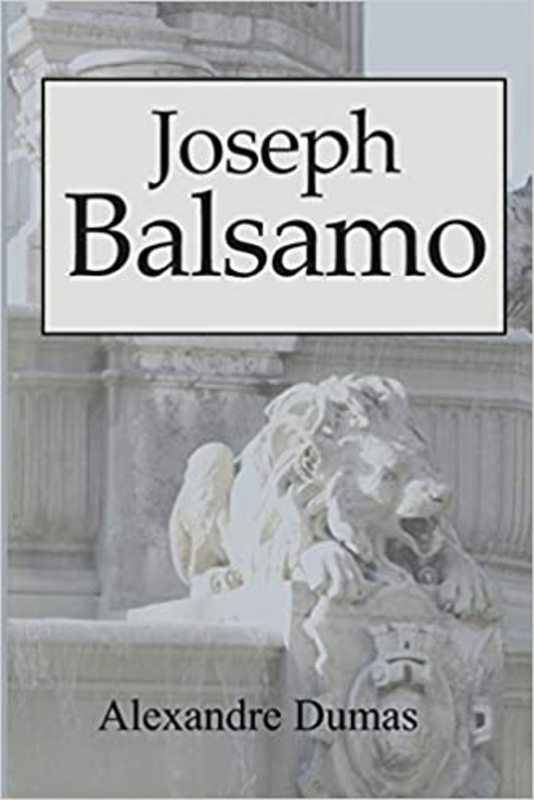 Book cover for "Joseph Balsamo" by Alexandre Dumas