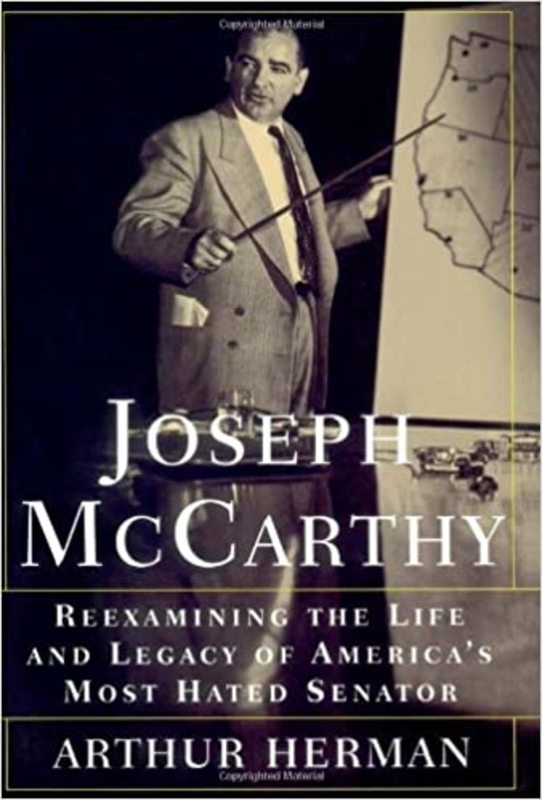 Book cover for "Joseph McCarthy" by Arthur Herman