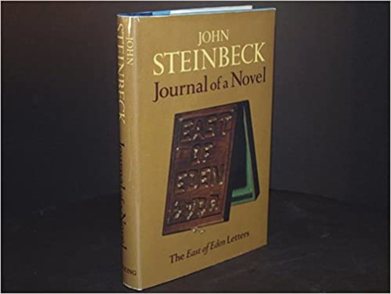 Book cover for "Journal of a Novel" by John Steinbeck