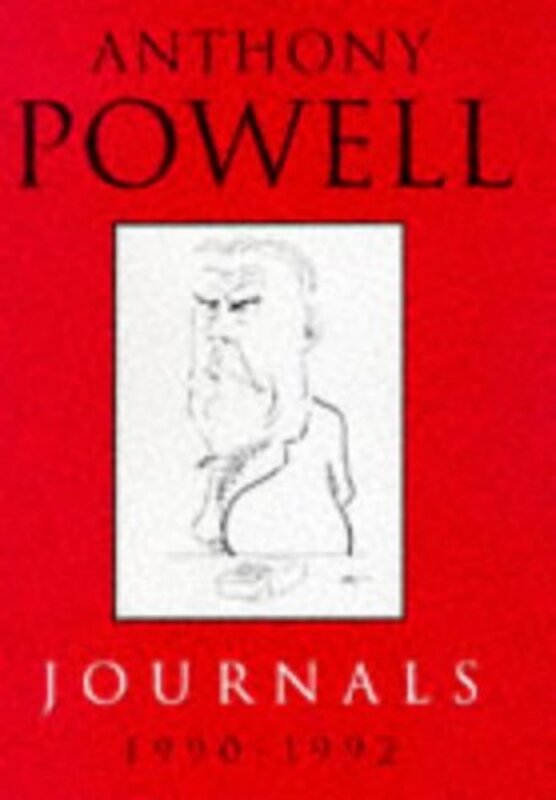 Book cover for "Journals, 1990-1992" by Anthony Powell
