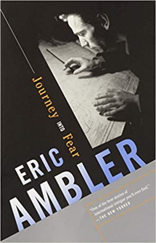 Book cover for "Journey Into Fear" by Eric Ambler