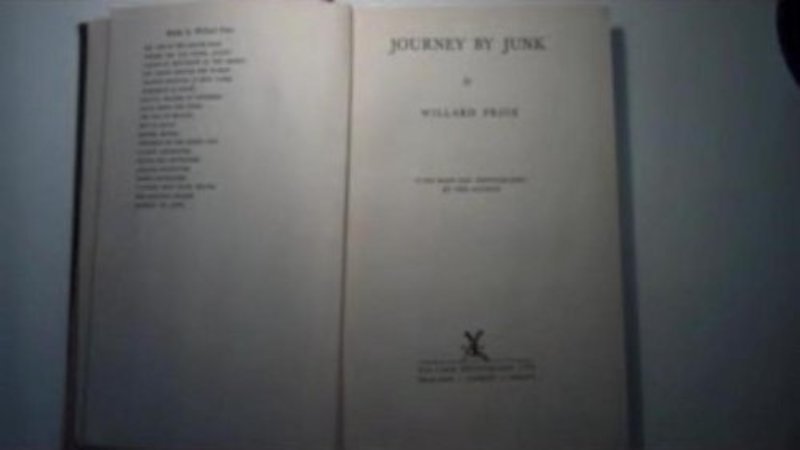 Book cover for "Journey by Junk" by Willard Price