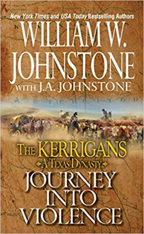 Book cover for "Journey into Violence" by J A Johnstone