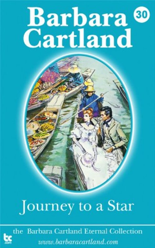 Book cover for "Journey to a Star" by Barbara Cartland