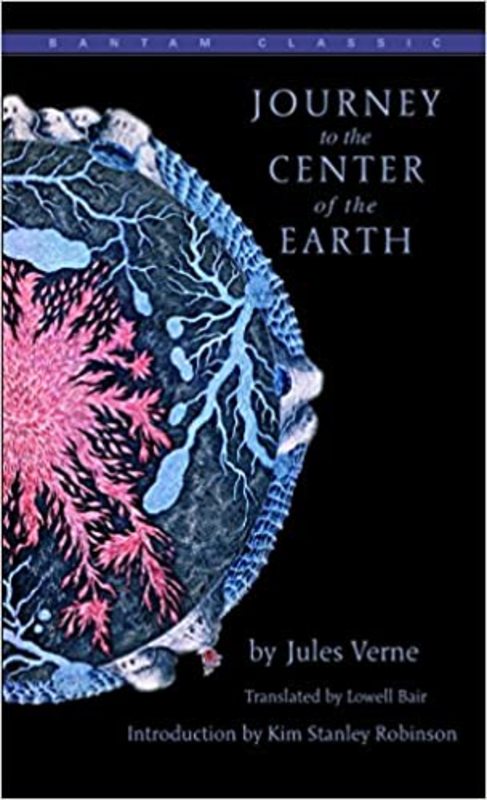 Book cover for "Journey to the Center of the Earth" by Jules Verne