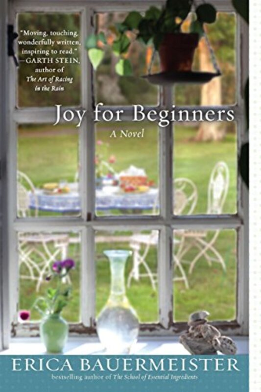 Book cover for "Joy for Beginners" by Erica Bauermeister