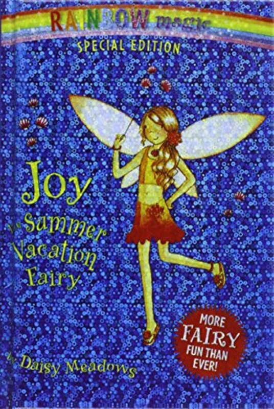 Book cover for "Joy the Summer Vacation Fairy" by Daisy Meadows
