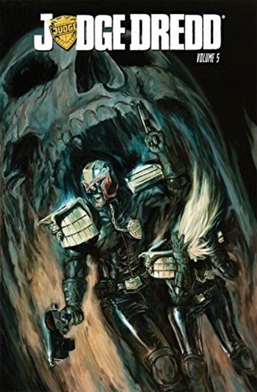 Book cover for "Judge Dredd, Volume 5" by Duane Swierczynski
