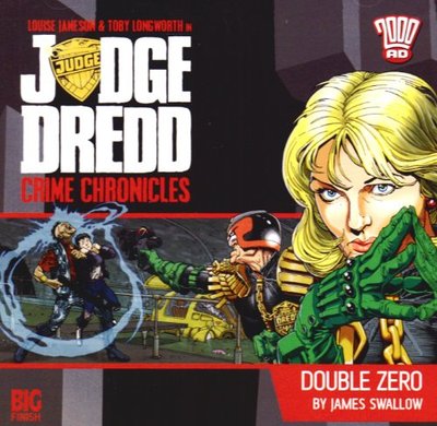 Book cover for "Judge Dredd Crime Chronicles" by James Swallow