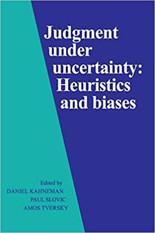Book cover for "Judgment Under Uncertainty"