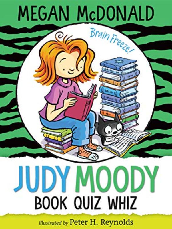 Book cover for "Judy Moody, Book Quiz Whiz" by Megan McDonald