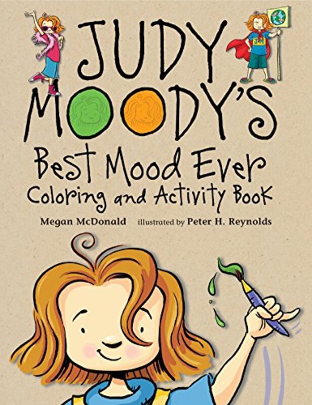 Book cover for "Judy Moody's Best Mood Ever: Coloring and Activity Book" by Megan McDonald
