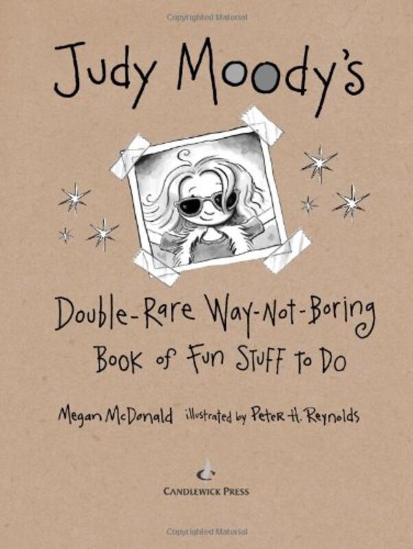 Book cover for "Judy Moody's Double-Rare Way-Not-Boring Book of Fun Stuff to Do" by Megan McDonald