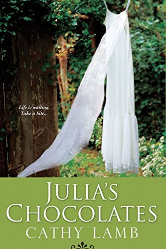 Book cover for "Julia's Chocolates" by Cathy Lamb