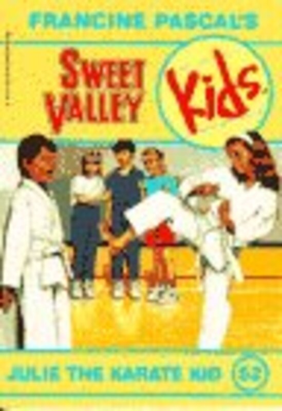 Book cover for "Julie the Karate Kid" by Francine Pascal