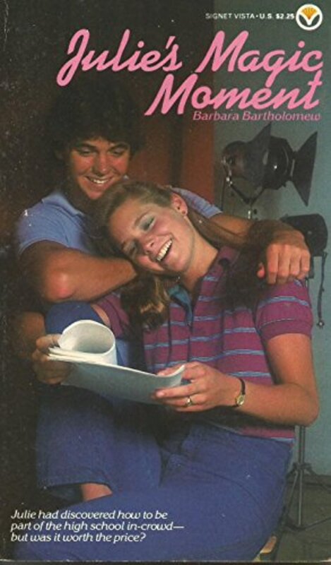 Book cover for "Julie's Magic Moment" by Barbara Bartholomew