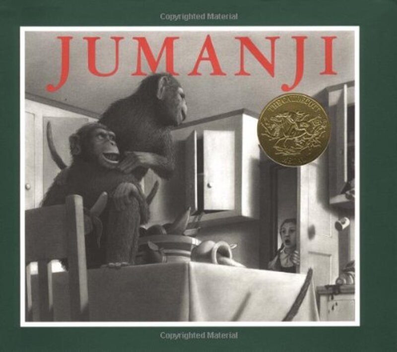 Book cover for "Jumanji" by Chris Van Allsburg