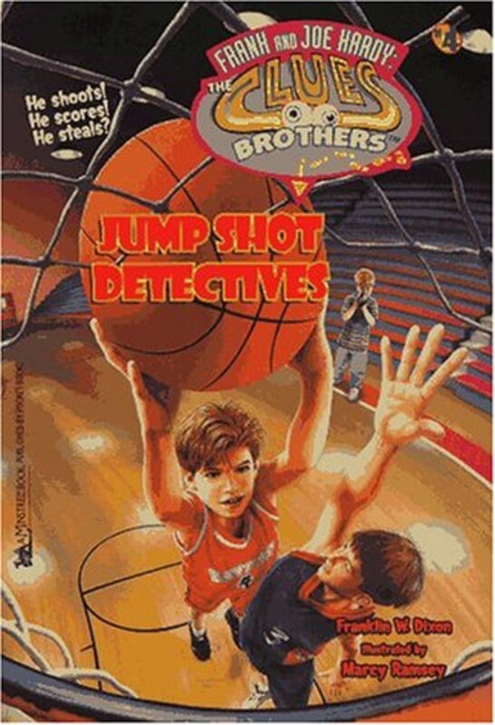 Book cover for "Jump Shot Detectives" by Franklin W Dixon
