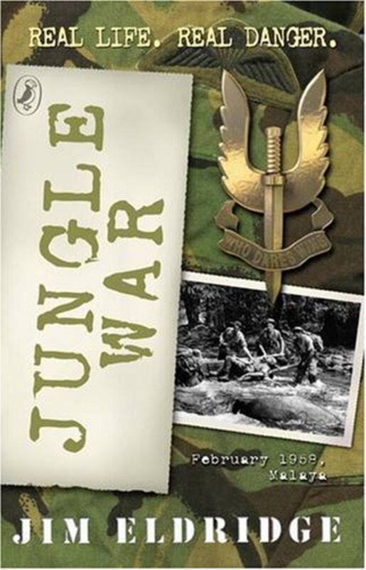Book cover for "Jungle War: Sas" by Jim Eldridge