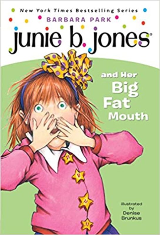 Book cover for "Junie B. Jones and Her Big Fat Mouth" by Barbara Park