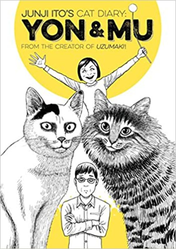 Book cover for "Junji Ito's Cat Diary" by Junji Ito