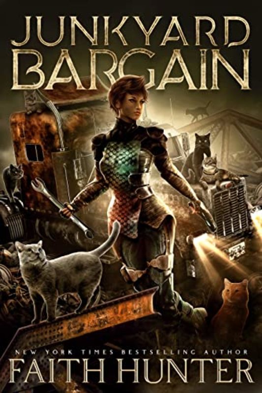 Book cover for "Junkyard Bargain" by Faith Hunter
