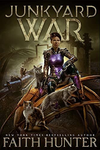 Book cover for "Junkyard War" by Faith Hunter