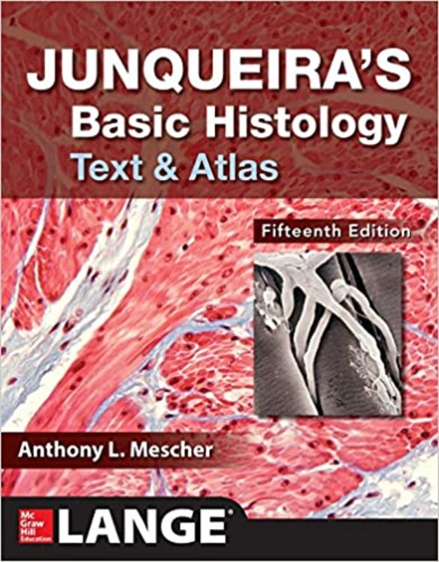 Book cover for "Junqueira's Basic Histology" by Anthony Mescher