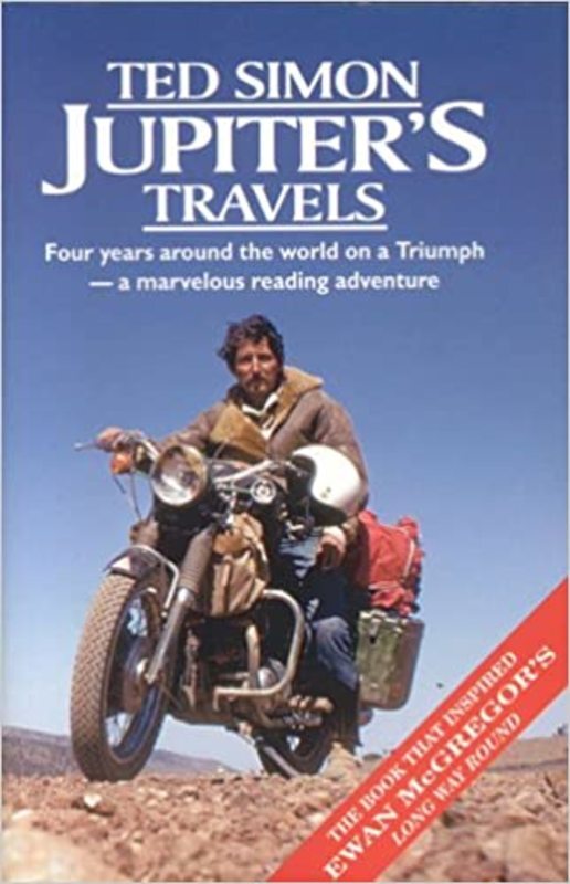Book cover for "Jupiter's Travels" by Ted Simon