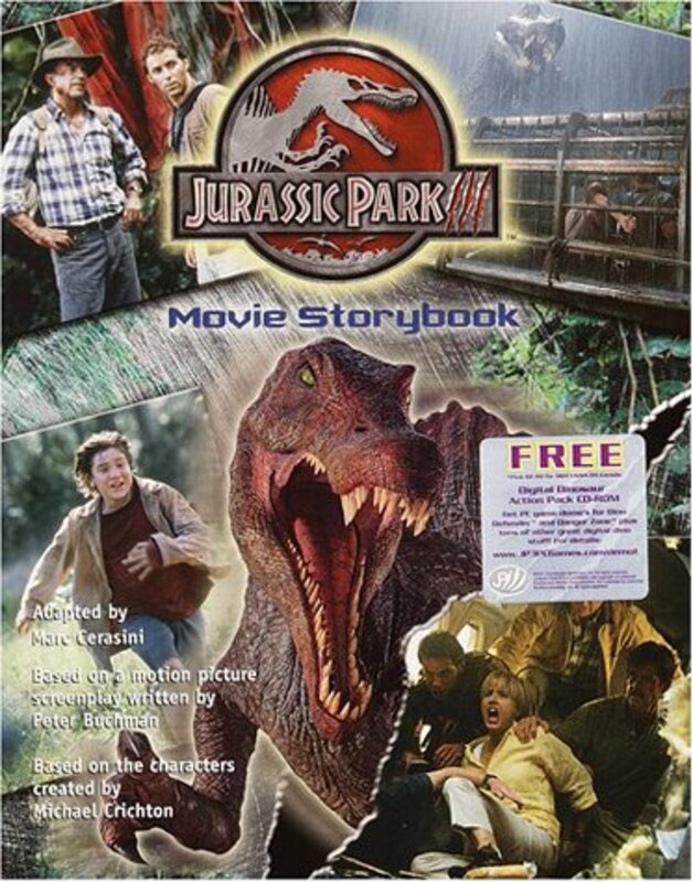 Book cover for "Jurassic ParkIII Movie Storybook" by Marc Cerasini