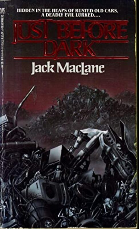 Book cover for "Just Before Dark" by Bill Crider
