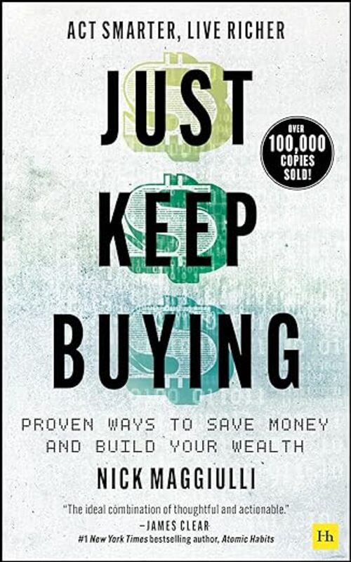 Book cover for "Just Keep Buying" by Nick Maggiulli