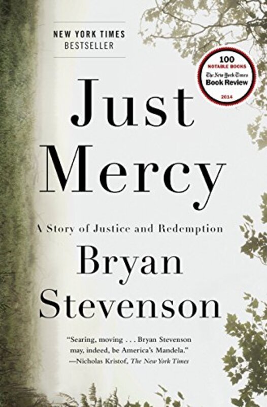 Book cover for "Just Mercy" by Bryan Stevenson