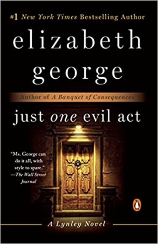Book cover for "Just One Evil Act" by Elizabeth George