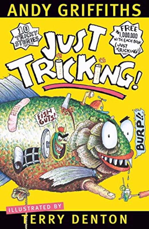 Book cover for "Just Tricking!" by Andy Griffiths