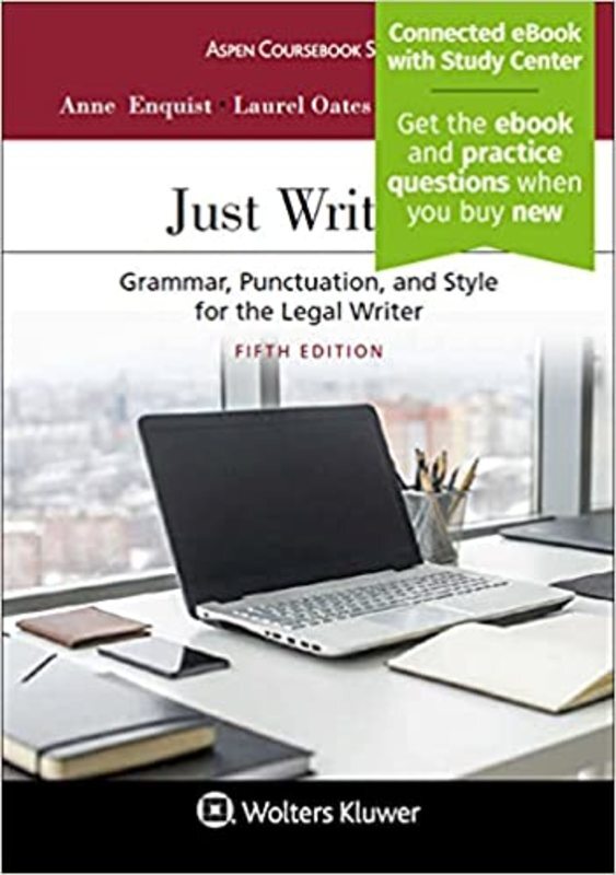 Book cover for "Just Writing" by Anne Enquist